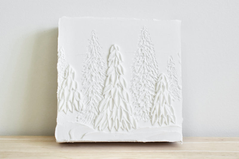 Snow Scene - 6" x 6"