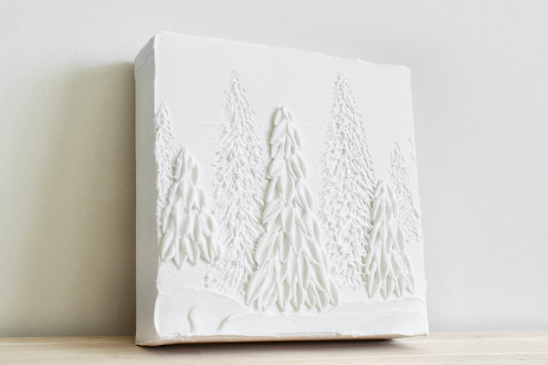 Snow Scene - 6" x 6"