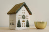 Ceramic Holiday Light Up House