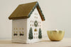 Ceramic Holiday Light Up House