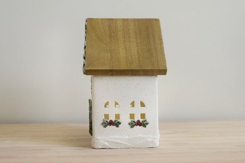 Ceramic Holiday Light Up House