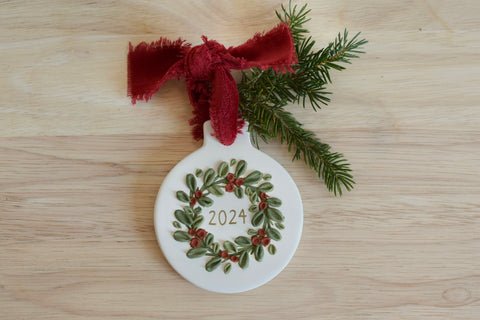 Winter Snow Scene Ornament