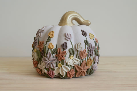 Wildflower Pumpkin Container II